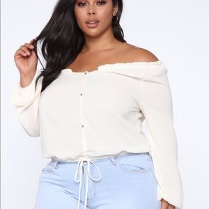 Off Shoulder Top - Fashion Nova - 1X